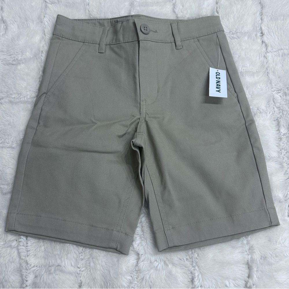 Old Navy‎ Boys Khaki Built-In Flex School Uniform Shorts Size 6 NWT